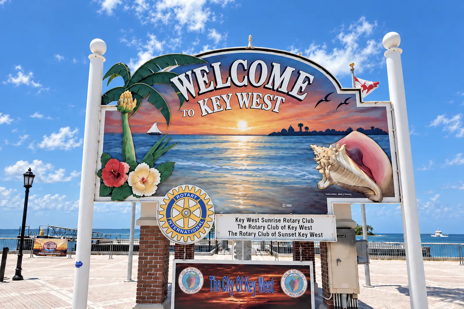 Kwy West Floryda - tablica Witamy Na Key West