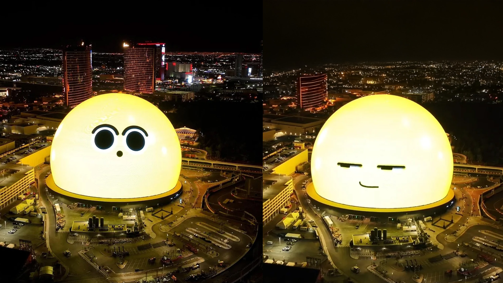 The Sphere w Las Vegas