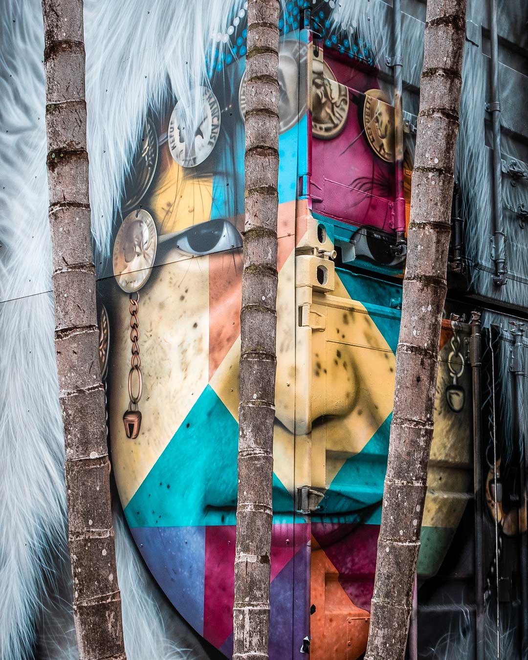 Kolorowe murale w dzielnicy Wynwood Walls