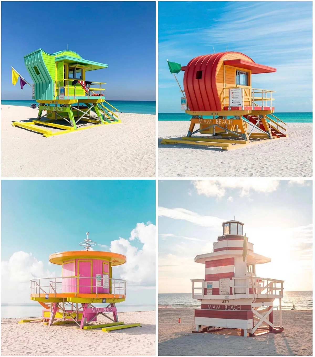 Zobacz w Miami: budki ratowników 