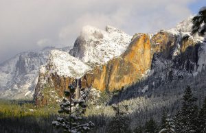 dolina Yosemite zimą