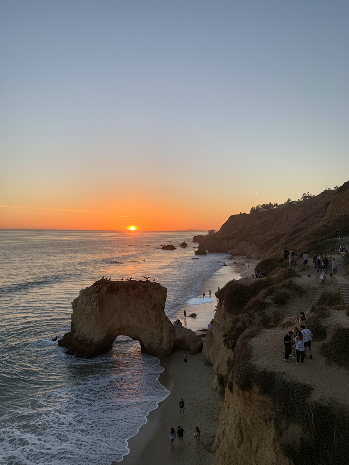 Malownicza plaża El Matador Beach w Malibu - Kalifornia