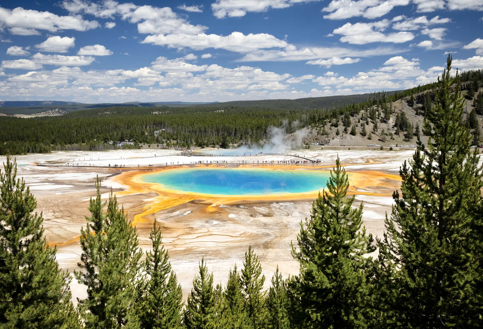 Park Yellowstone - Grand Prismatic Spring