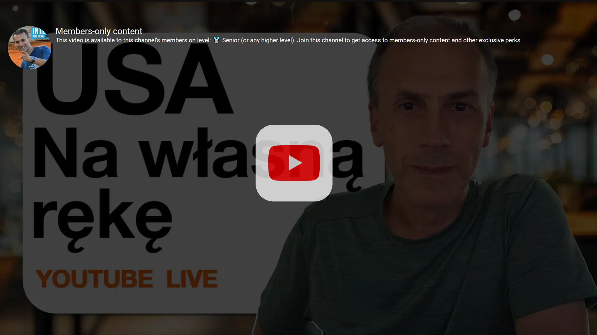 Ekran Wideo -podróż do USA na własną rękę