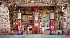 Stacja benzynowa na Drodze 66