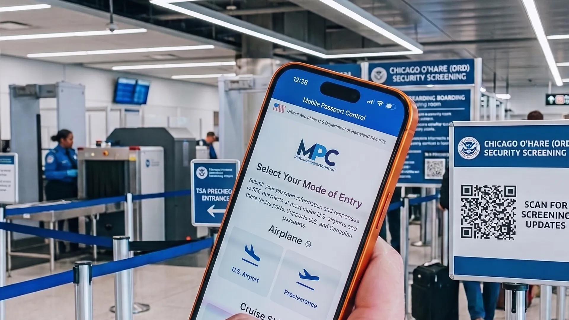 Aplikacja Mobilna MPC -wjazd do USA