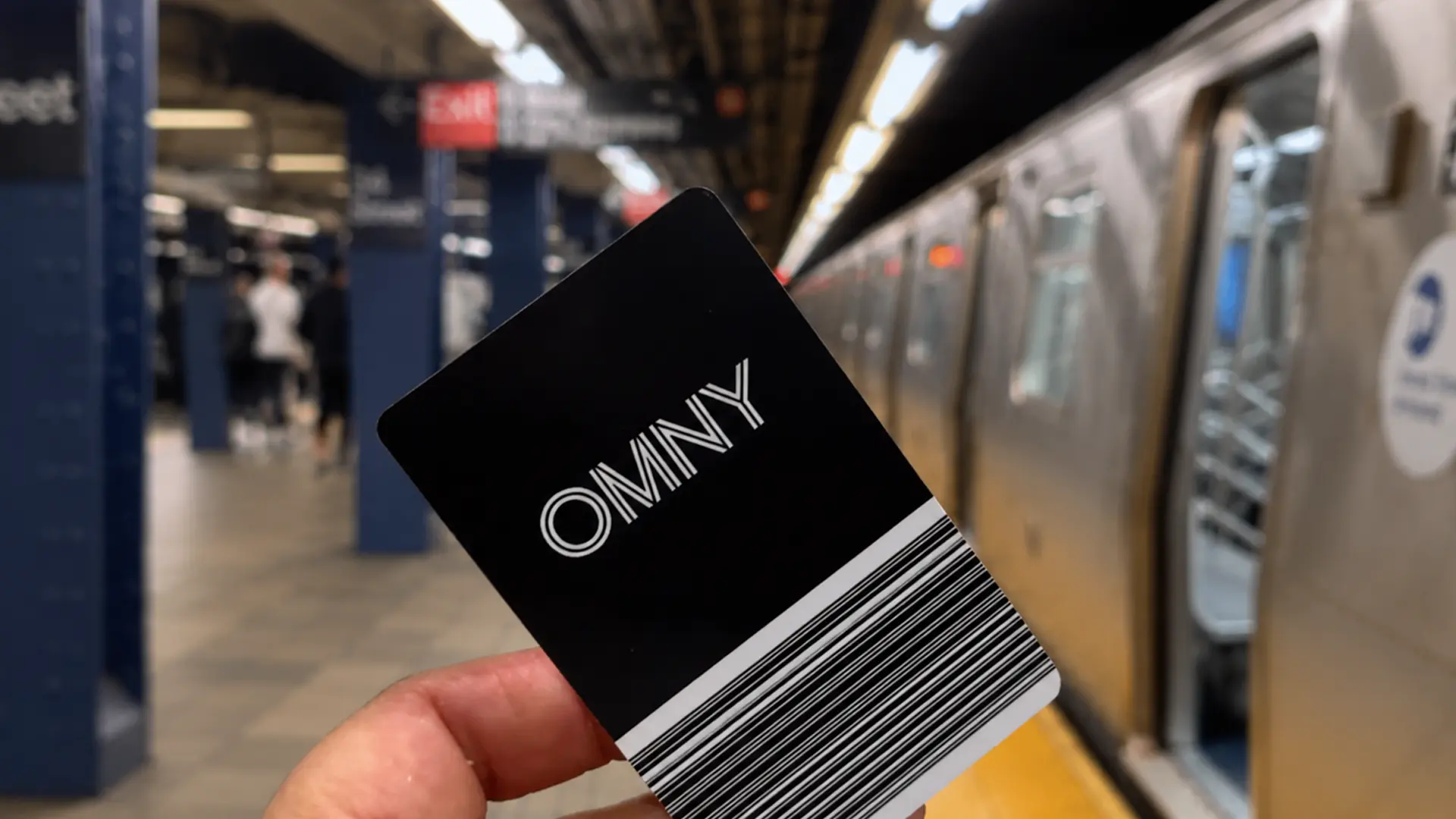 Płatność: Metro w Nowym Jorku 1 Płatność z przejazd w NYC - OMNY